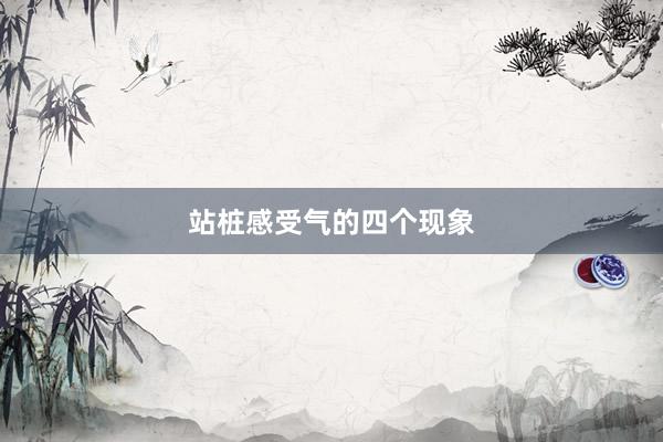 站(zhàn)樁感受氣的(de)四個(gè)現(xiàn)象
